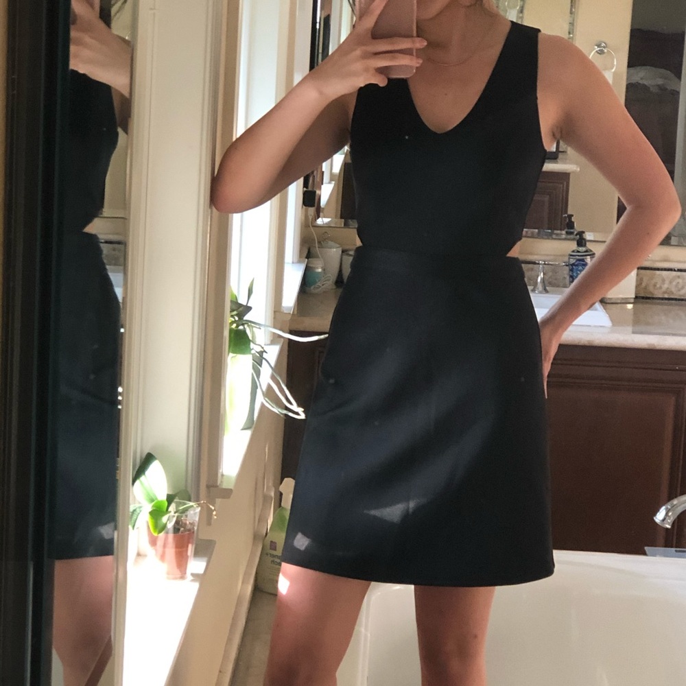 A&F Black Cutout Mini Dress
